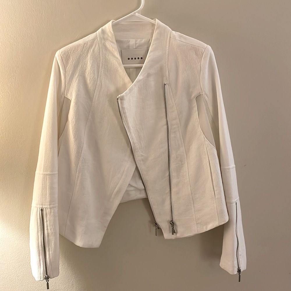 Fashion forward white jacket